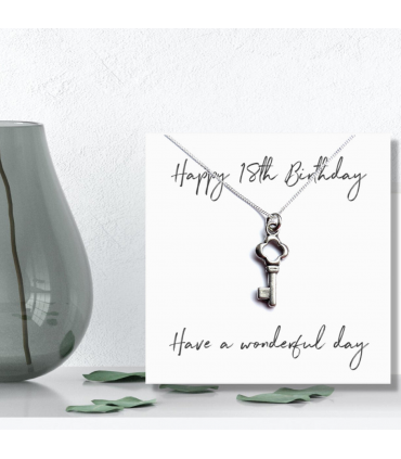 Happy 18th Birthday Necklace Mini Gift Hamper