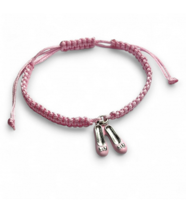 Girls Ballet Shoes Friendship Bracelet - Gift for Dancers
