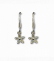 Dahlia Flower Drop Earrings