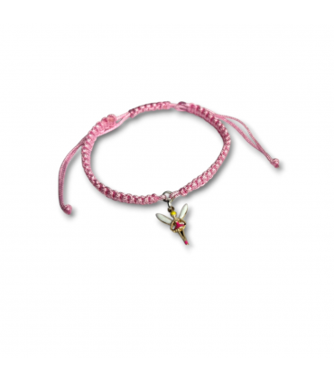 Girls Pink Fairy Friendship Bracelet