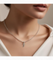 Angel Feather Silver Necklace
