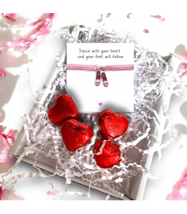 Ballet Shoes Friendship Bracelet Mini Gift Hamper