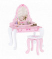 Kids' Ballet Print Vanity Set with Storage and Safety Features