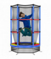 HOMCOM Kids Trampoline Mini Bouncer w/ Enclosure Net for 3-6 Years