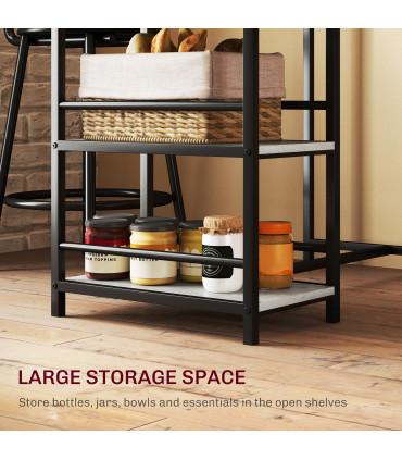 Elegant Light Grey Dining Set - Space-Saving Table and Chairs