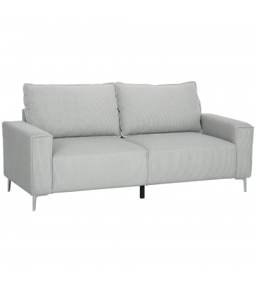Cosy Corduroy Three-Seater Sofa - Modern Comfort for Any Living Space