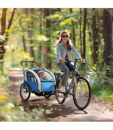 Durable Steel Frame Child Carrier - Safe, Smooth Ride for Kids