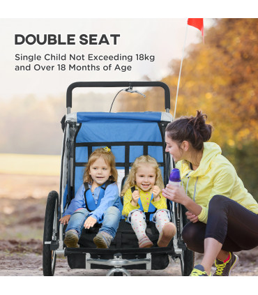 Durable Steel Frame Child Carrier - Safe, Smooth Ride for Kids