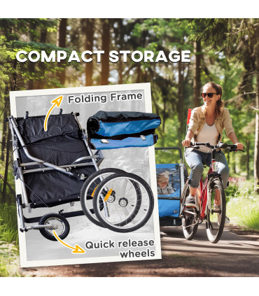 Durable Steel Frame Child Carrier - Safe, Smooth Ride for Kids