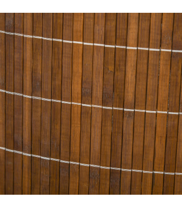 HOMCOM 55L Bamboo Corner Laundry Hamper Bamboo Laundry Basket Brown