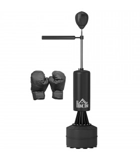 HOMCOM Boxing Punch Bag Stand w/ Rotating Flexible Arm Speed Ball Waterable Base