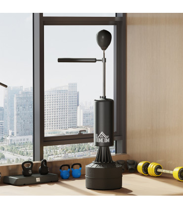 HOMCOM Boxing Punch Bag Stand w/ Rotating Flexible Arm Speed Ball Waterable Base