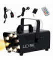 HOMCOM Halloween Fog Machine with 13 LED Colours and 4 Effects, 450W 2000CFM