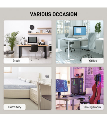 HOMCOM L-Shaped Corner PC Desk Table w/ Drawer Home Office Workstation, Oak