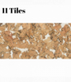 Decorative Cork Wall Tiles - Beige - 1 Pack - 1.98m2 (21.31sqft)