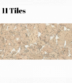 Decorative Cork Wall Tiles - Cream - 1 Pack - 1.98m2 (21.31sqft)