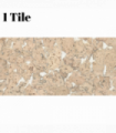 Decorative Cork Wall Tiles - Cream - 1 Tile - 0.18m2 (1.94sqft)