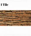 Decorative Cork Wall Tiles - Tigre - 1 Tile - 0.18m2 (1.94sqft)