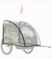 HOMCOM Baby Bike Trailer Cover, Bicycle Trailer Storage Cover Anti Dust Rain