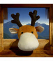 26CM REINDEER HEAD HANGER