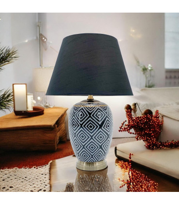 41CM TRADITIONAL LAMP AND SHADE