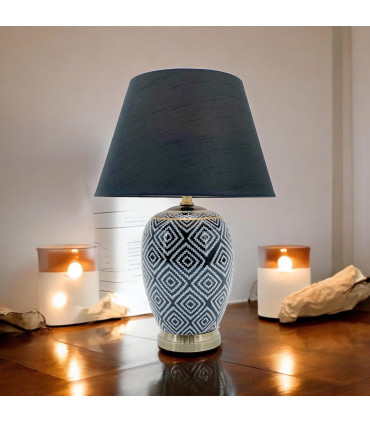 41CM TRADITIONAL LAMP AND SHADE