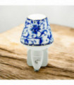 8 INCH BLUE FLORAL LED NIGHTLIGHT