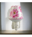 8 INCH FLORAL LED NIGHTLIGHT PINK BLOOMS