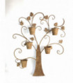 120CM RUSTY TREE DECORATION WALL PLANTER