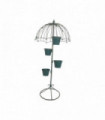 130CM BLUE METAL GARDEN PLANTER
