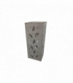 49CM CREAM METAL SQUARE UMBRELLA STAND