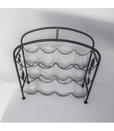 40CM 12 BOTTLE WINE HOLDER