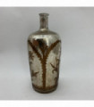 15" ANTIQUE SILVER GLASS DECORATIVE VASE