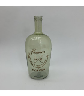 11" GLASS DECORATIVE VASE-RECYCLE GREEN