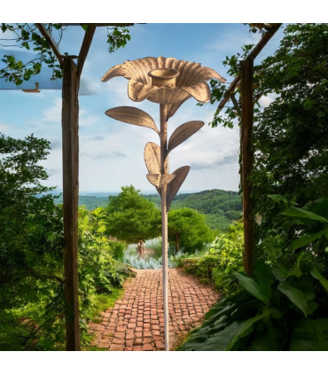 63CM GARDEN STAKE CANDLE HOLDER