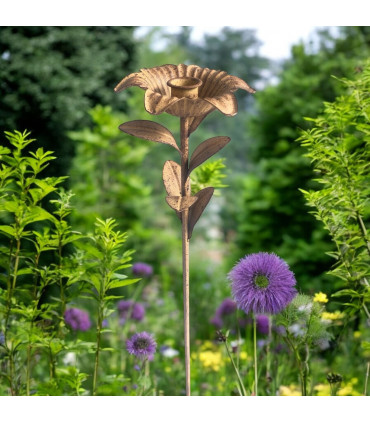 63CM GARDEN STAKE CANDLE HOLDER