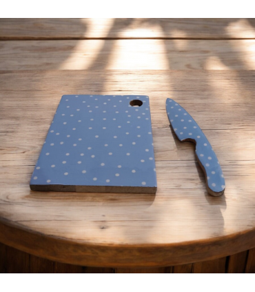 23CM CHOPPING BOARD WITH KNIFE