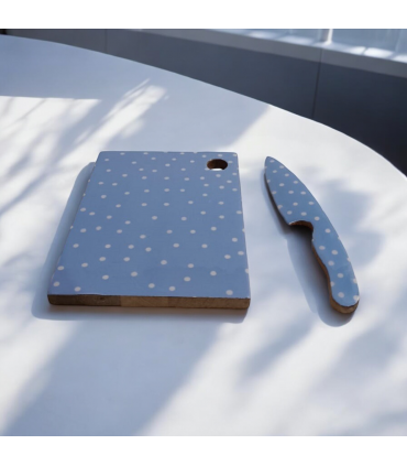 23CM CHOPPING BOARD WITH KNIFE
