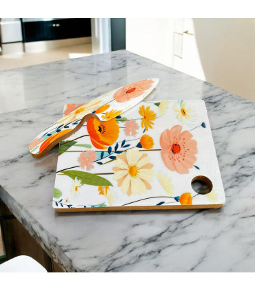 28CM CHOPPING BOARD WITH KNIFE