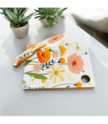 28CM CHOPPING BOARD WITH KNIFE