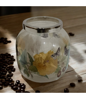 13CM GLASS FLOWER VASE