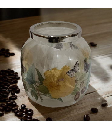 13CM GLASS FLOWER VASE