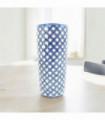 18" ROUND BLUE & WHITE UMBRELLA STAND