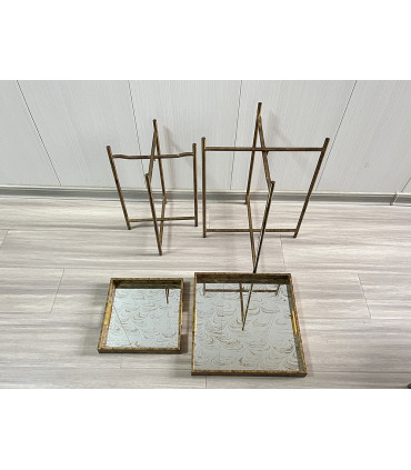 53/45CM SET 2 SQUARE TABLE