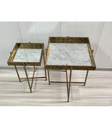 53/45CM SET 2 SQUARE TABLE