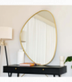 Izumi- Gold Metal Irregular Mirror - 120cm x 90cm