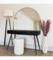Akiko- Gold Metal Arched Mirror - 95cm x 120cm