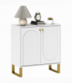 HOMCOM Sideboard with Adjustable Shelves & Doors for Living Room, White