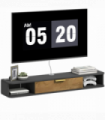HOMCOM 120 cm Floating TV Unit with Storage Entertainment Media Console Grey