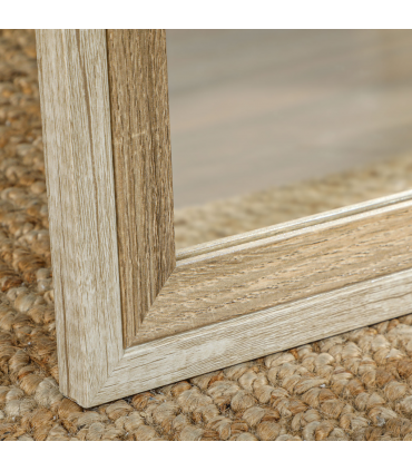 HOMCOM Full Length Mirror, Standing Leaning Wall, 163 x 53 cm, Oak